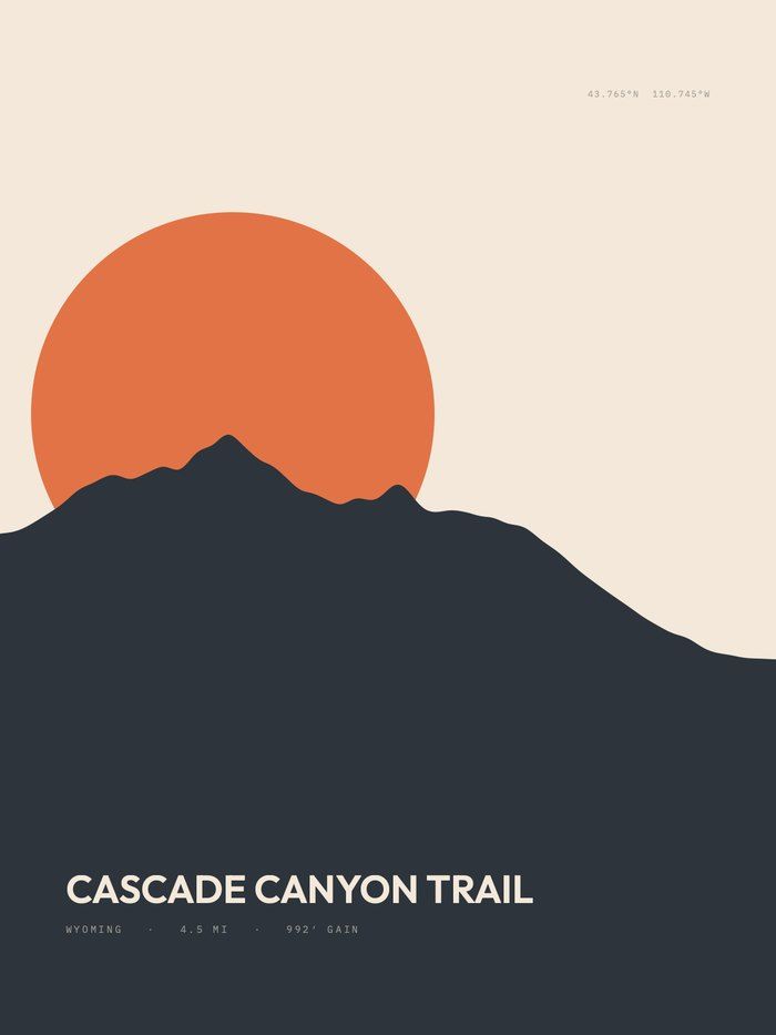Cascade Canyon Horizon print