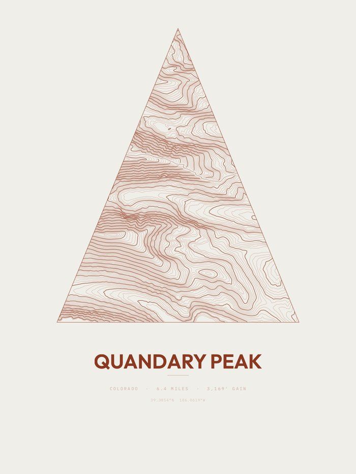 Quandary Peak Peak print