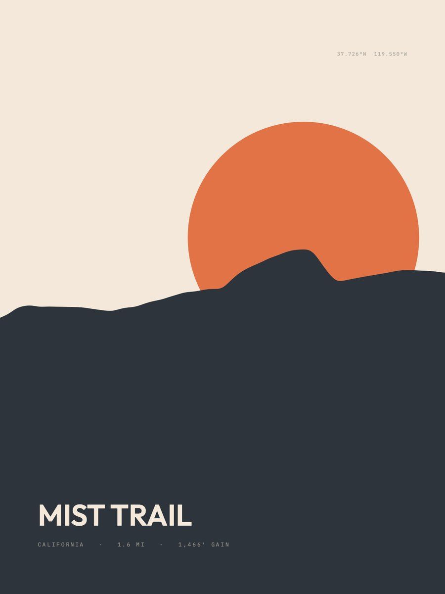 Mist Trail Horizon print