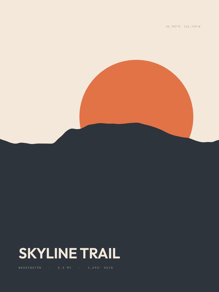 Skyline Trail Horizon print
