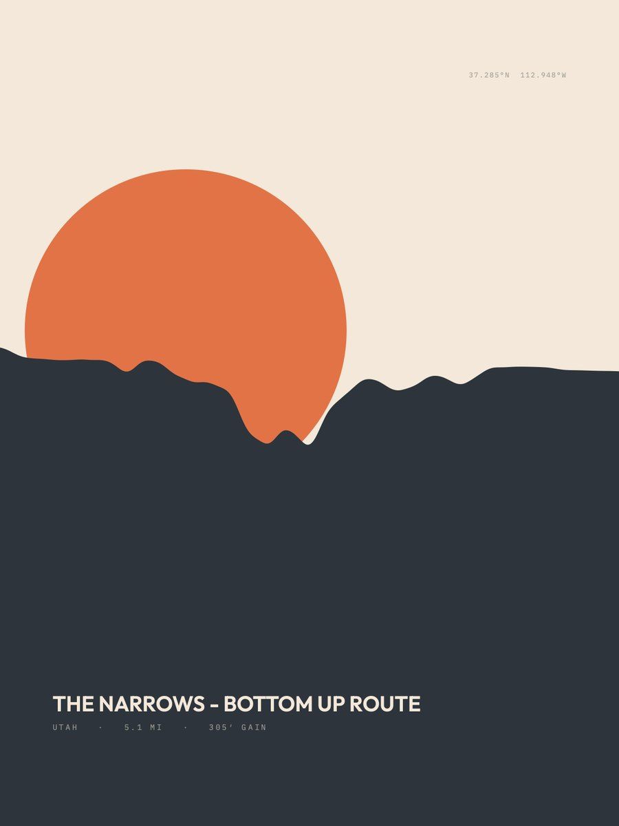 The Narrows Horizon print
