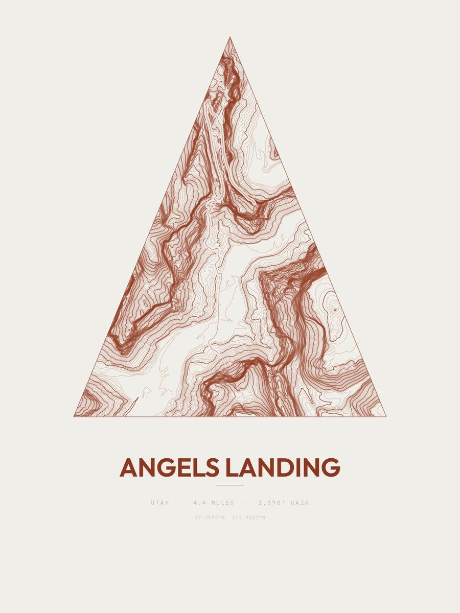 Angels Landing Peak print