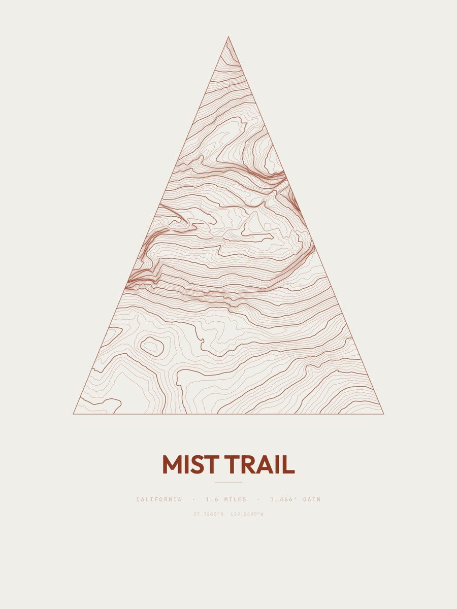 Mist Trail Peak print