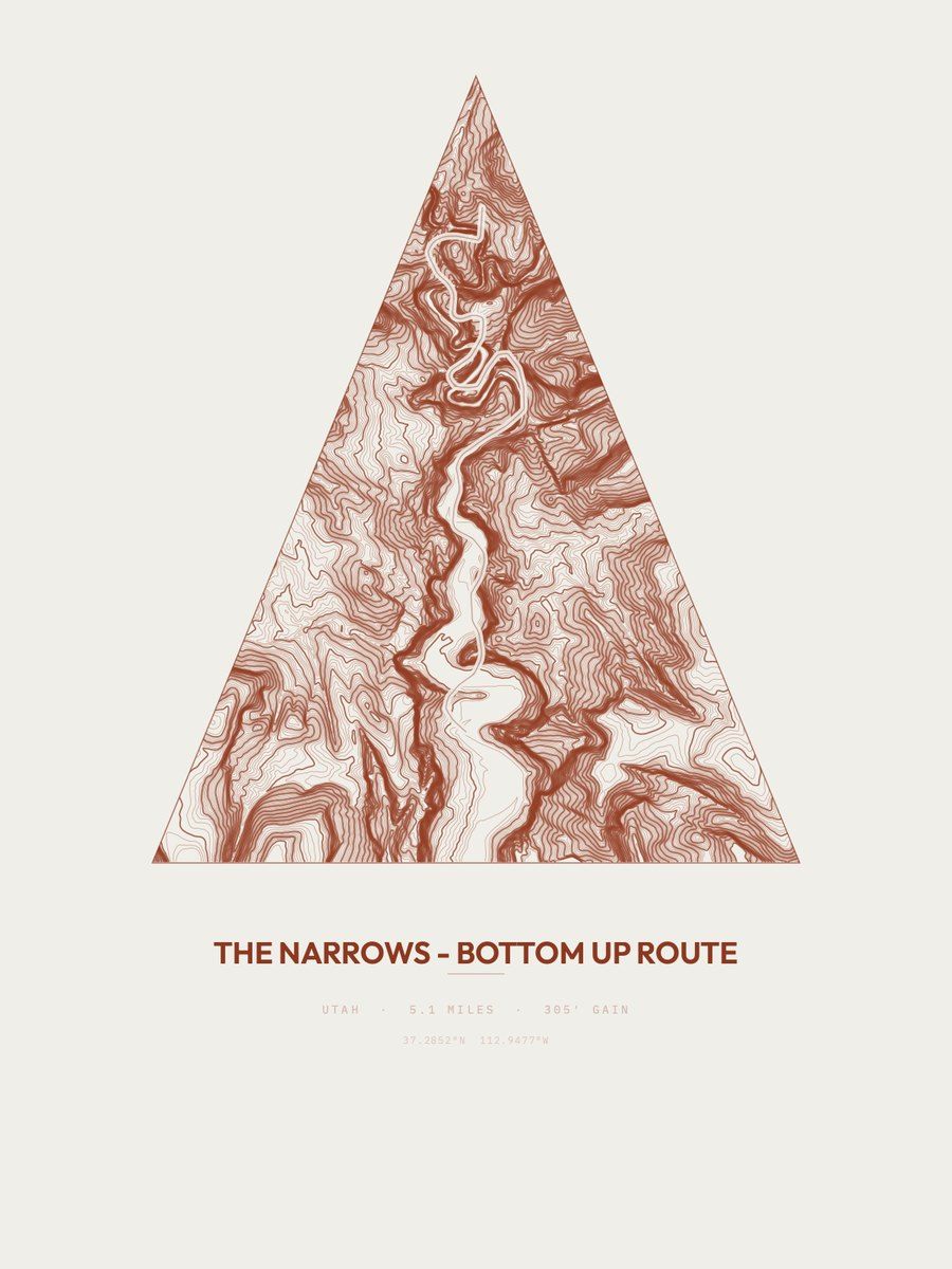 The Narrows Peak print