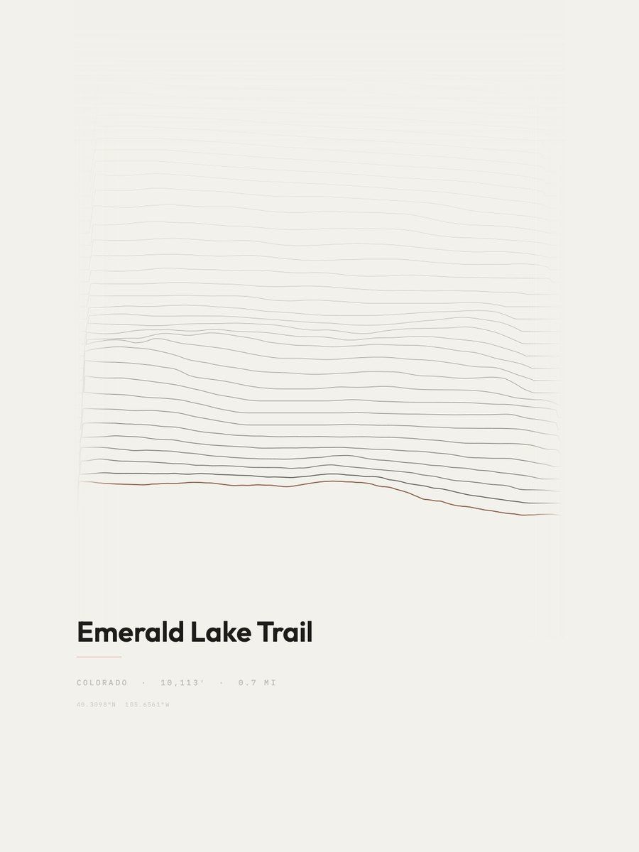 Emerald Lake Ridge print
