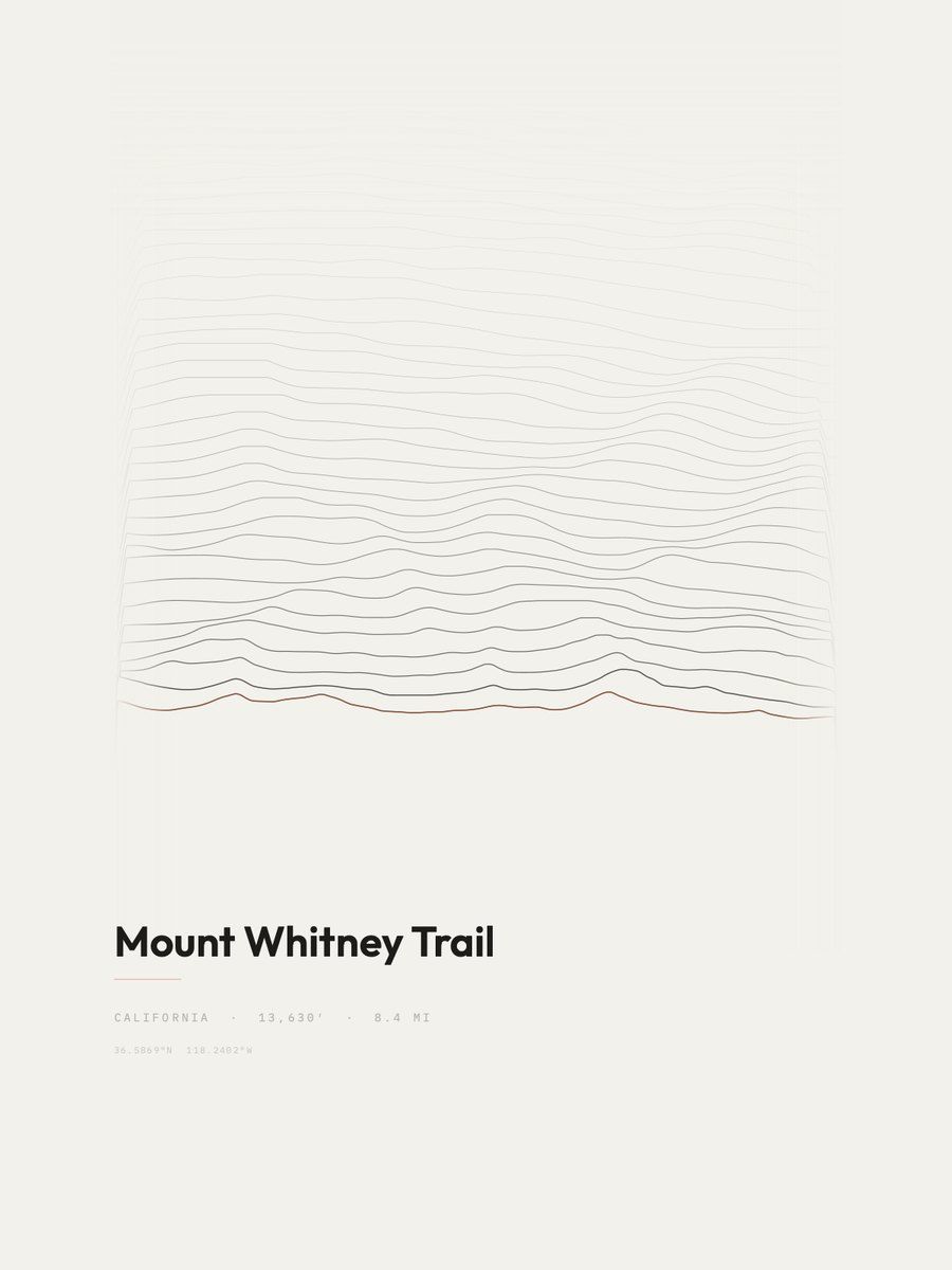 Mount Whitney Ridge print