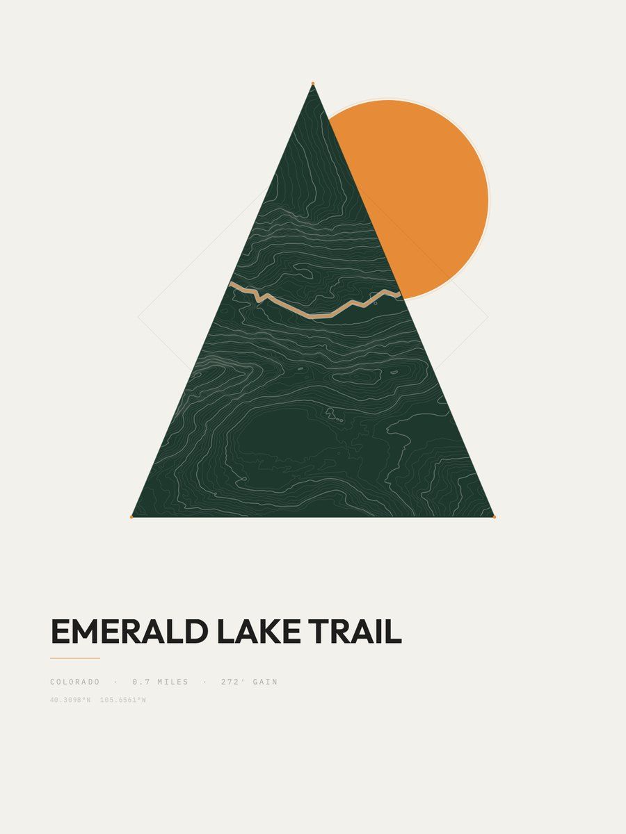 Emerald Lake Summit print
